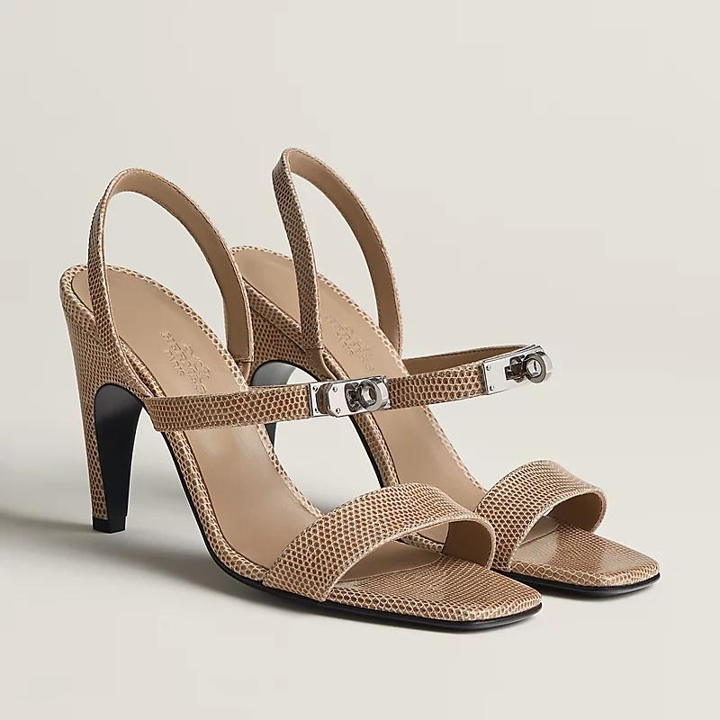 Giày Hermes Glamour 95 Sandal Nữ Be